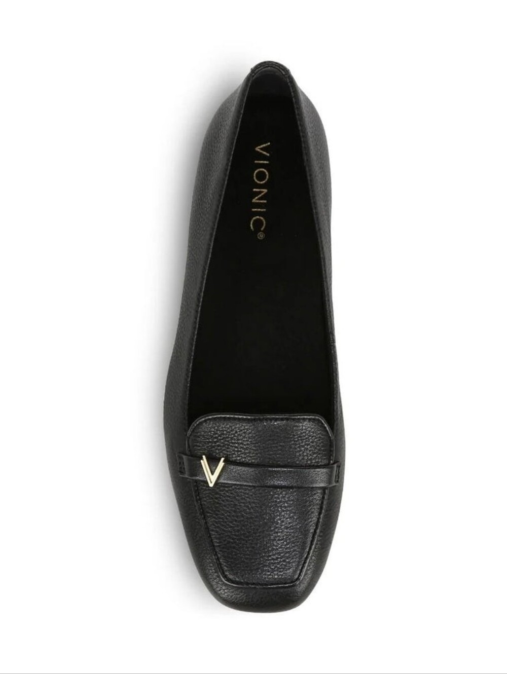 Vionic Hayes Loafer Black Leather Women's